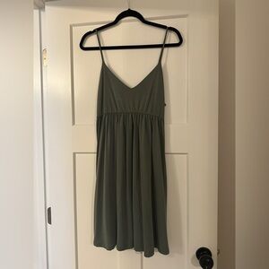 Final Touch Olive Green Dress